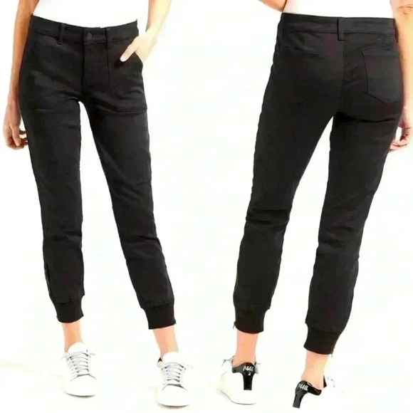 Level 99 Black Lara Joggers Ankle Zip Size 28 - Picture 1 of 13